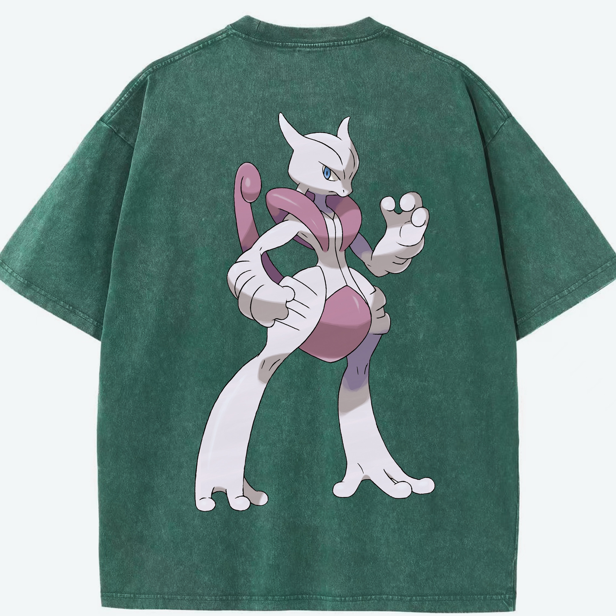 （画像用） ポケットモンスター Pokémon 綿100% ヴィンテージ風 半袖Tシャツ（背面プリント）
